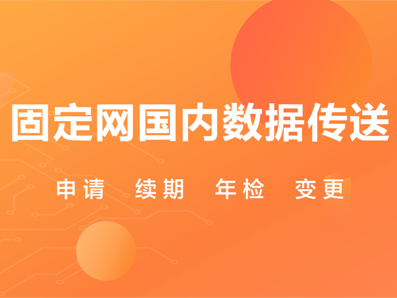 固定网国内数据传送业务